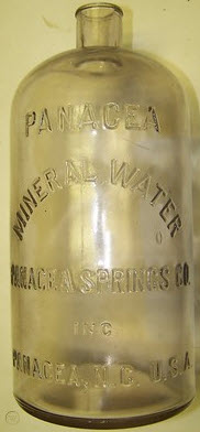 Panacea Springs - Mineral Water Bottle From Panacea Springs (newer photo)